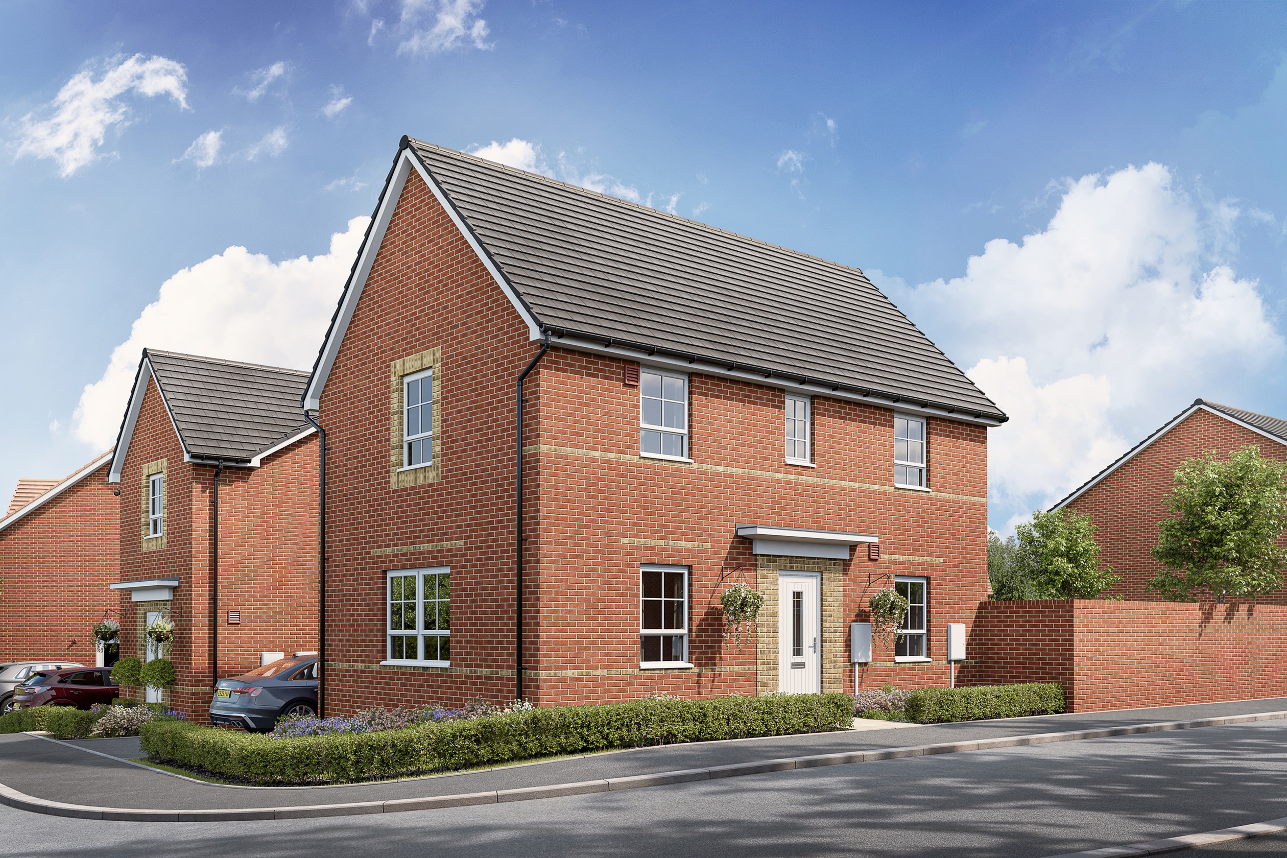 Outside of the 3 bedroom Martham at Hawthorn Grove